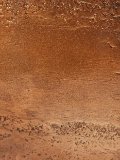 Cox & Cox Indoor Planting<Two Textured Standing Planters - Antique Bronze