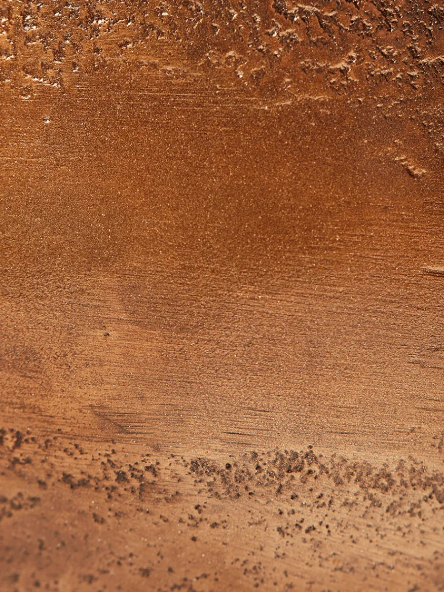 Cox & Cox Indoor Planting<Two Textured Standing Planters - Antique Bronze