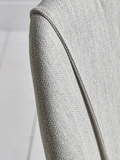 Cox & Cox Dining Chairs<Two Upholstered Dining Chairs - Stone