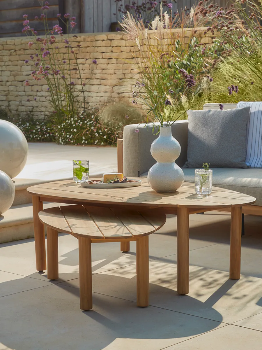 Cox & Cox Outdoor Coffee & Side Tables<Two Vita Nestable Coffee Tables