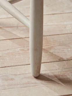 Cox & Cox Dining Chairs<Two White Spindleback Dining Chairs