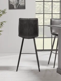 Cox & Cox Stools<Two Williamsburg High Stools - Carbon