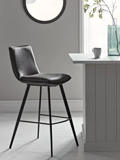 Cox & Cox Stools<Two Williamsburg High Stools - Carbon