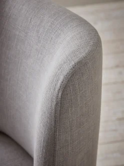 Cox & Cox Stools<Upholstered Bar Stool - Grey