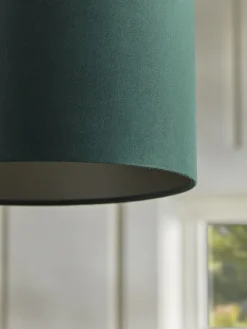 Cox & Cox Shades<Velvet Shade Forest Green - Small