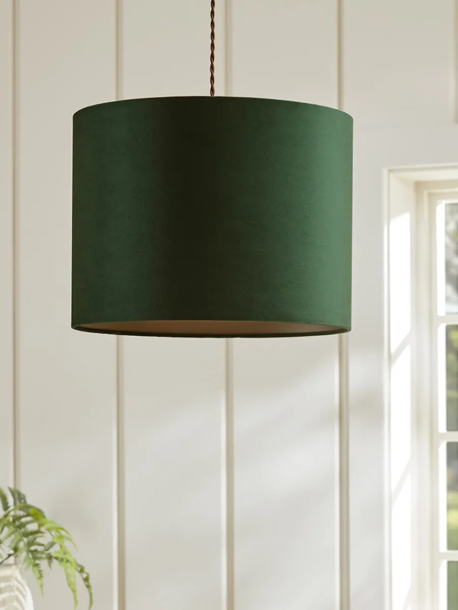 Cox & Cox Shades<Velvet Shade Forest Green