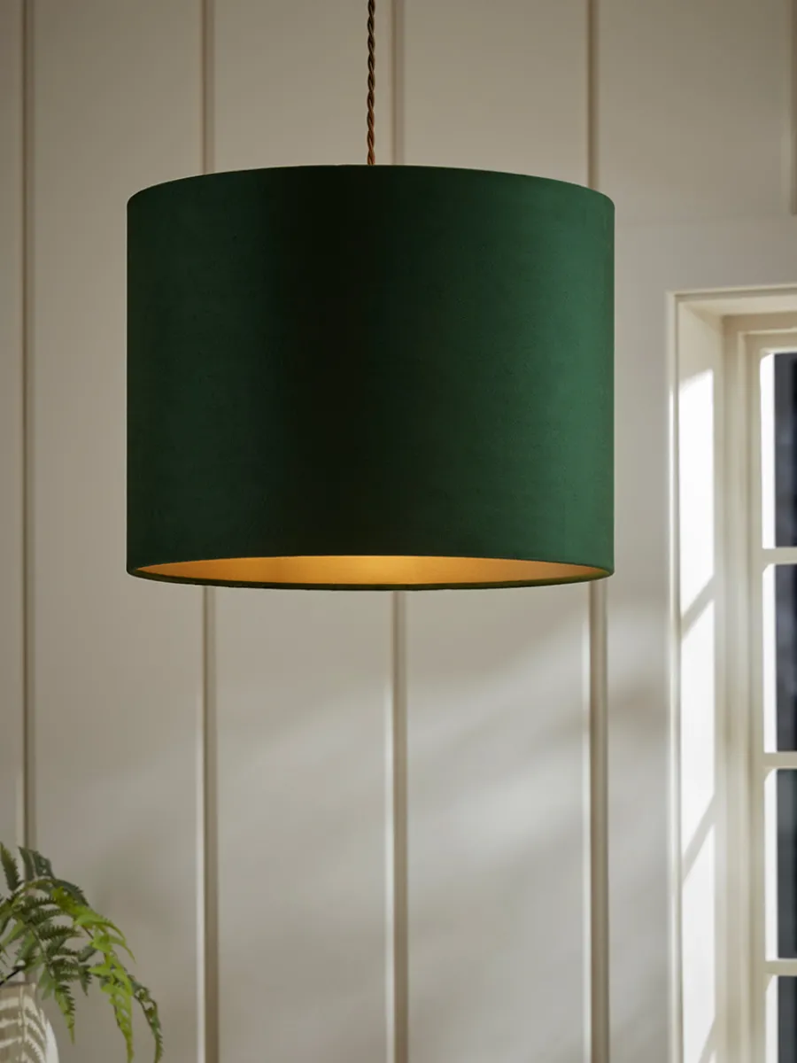 Cox & Cox Shades<Velvet Shade Forest Green