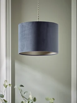 Cox & Cox Shades<Velvet Shade Nordic Blue