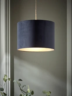 Cox & Cox Shades<Velvet Shade Nordic Blue