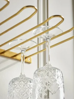 Cox & Cox Hooks & Hook Racks<Wall Mounted Glass Rack