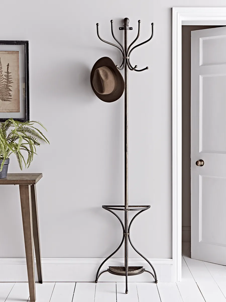 Cox & Cox Coat & Umbrella Stands<Wall Mounted Metal Coat Stand