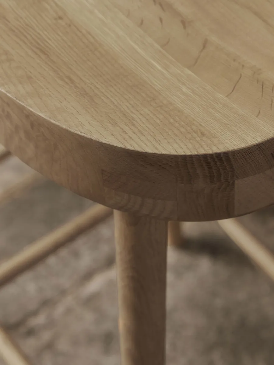 Cox & Cox Stools<Weathered Oak Counter Stool - Natural