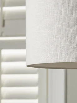 Cox & Cox Shades<White Linen Shade