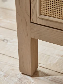 Cox & Cox Bedside Tables|Bedside Tables<Wicker Bedside Table