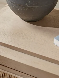 Cox & Cox Bedside Tables|Bedside Tables<Wicker Bedside Table