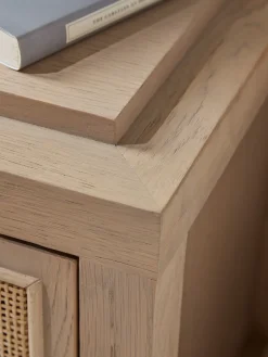 Cox & Cox Bedside Tables|Bedside Tables<Wicker Bedside Table