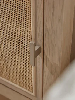 Cox & Cox Bedside Tables|Bedside Tables<Wicker Bedside Table