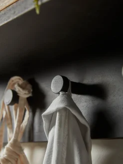 Cox & Cox Coat & Umbrella Stands<Wooden Coat Rack - Black