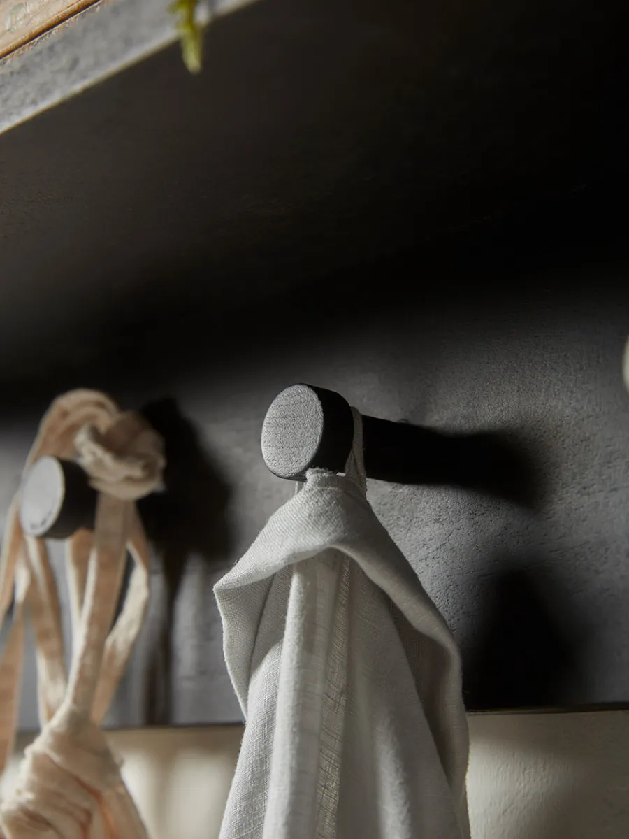 Cox & Cox Coat & Umbrella Stands<Wooden Coat Rack - Black