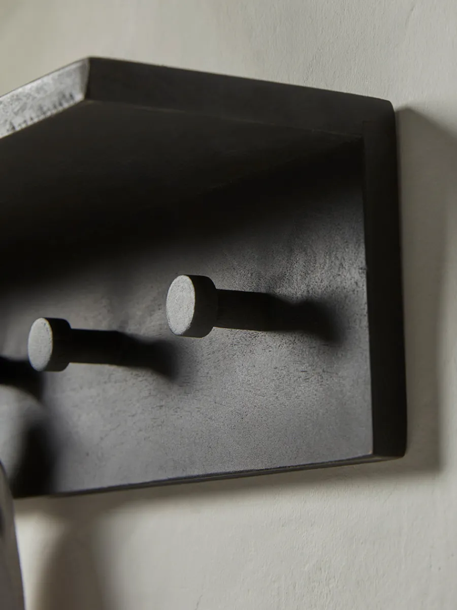 Cox & Cox Coat & Umbrella Stands<Wooden Coat Rack - Black