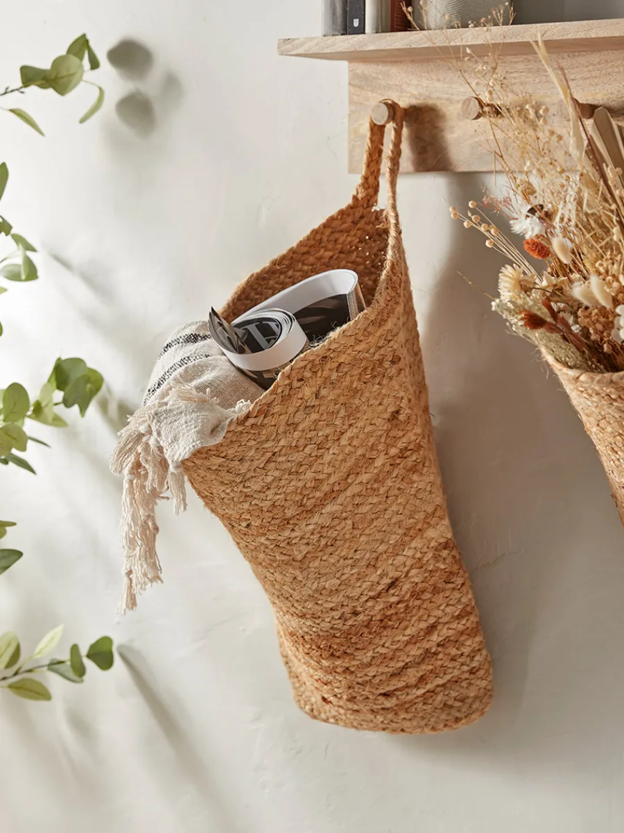 Cox & Cox Bags & Baskets<Woven Hanging Storage Basket - Large