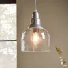 Cox & Cox Pendants<Zinc & Glass Pendant
