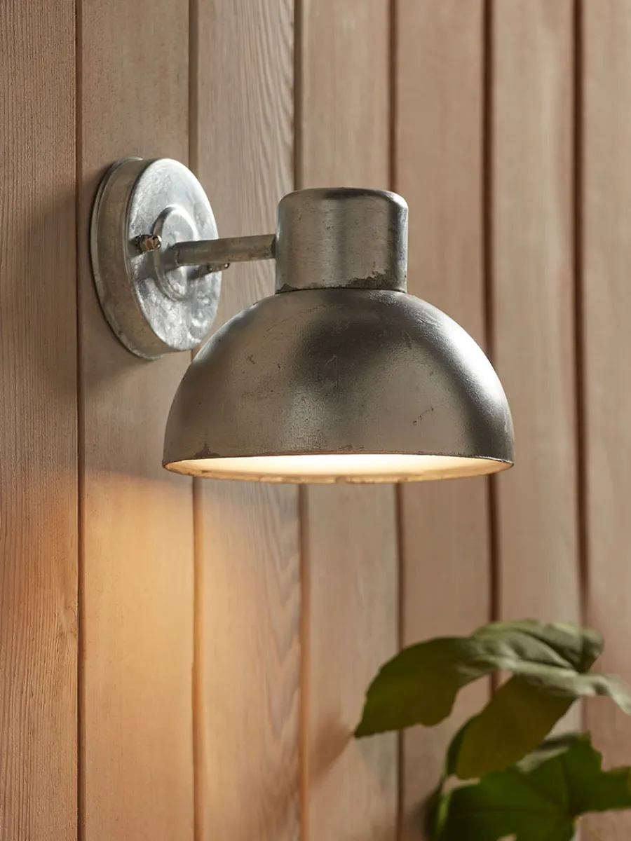 Cox & Cox Outdoor Wall Lights|Outdoor Wall Lights<Zinc Downlight