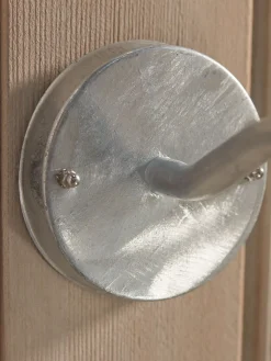 Cox & Cox Outdoor Wall Lights|Outdoor Wall Lights<Zinc Swan Neck Wall Light