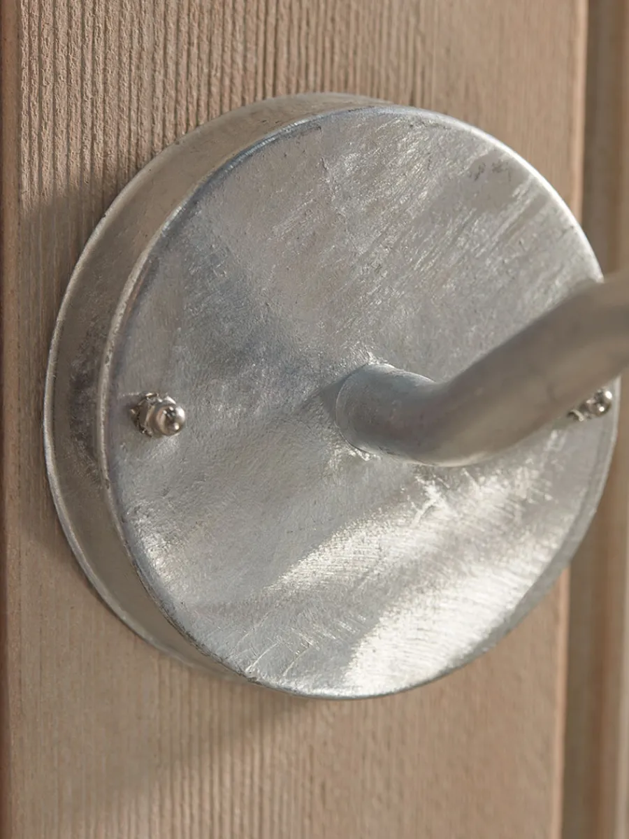 Cox & Cox Outdoor Wall Lights|Outdoor Wall Lights<Zinc Swan Neck Wall Light