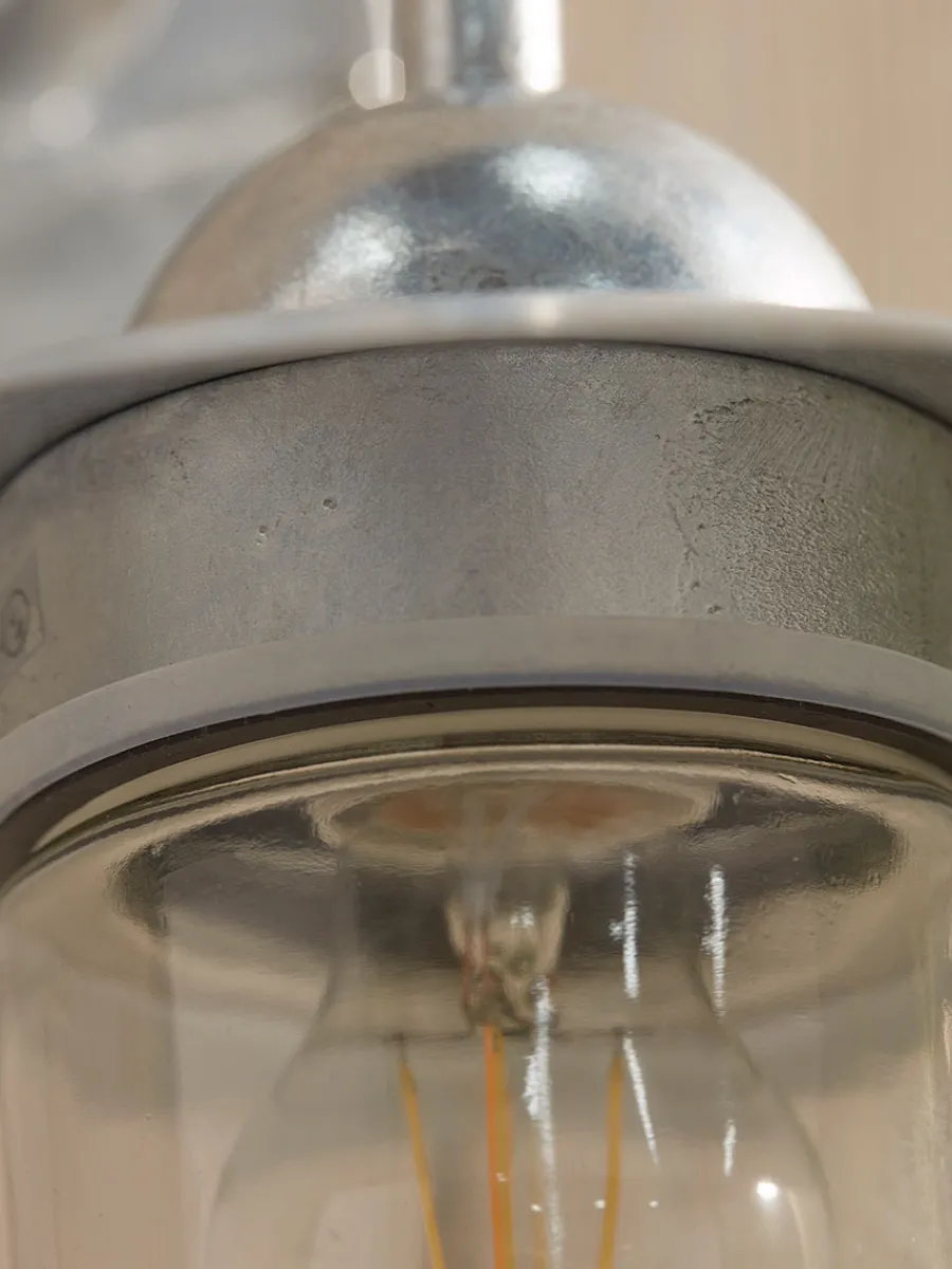 Cox & Cox Outdoor Wall Lights|Outdoor Wall Lights<Zinc Swan Neck Wall Light